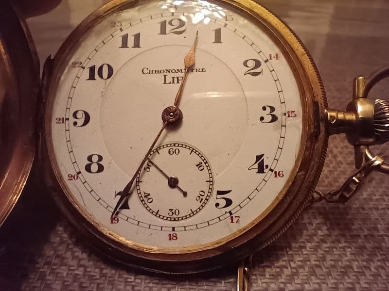 Zilveren zakhorloge savonnette S G Zilveren zakhorloge savonnette S G